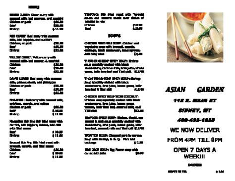 asian garden sidney menu  they sub and create the best dishes